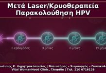 Μετά το Laser/Κρυοθεραπεία για Κονδυλώματα: Παρακολούθηση με HPV DNA, HPV Typing και mRNA Test