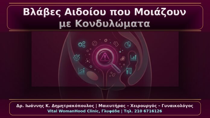 Δερματικές Βλάβες Αιδοίου που Μοιάζουν με Κονδυλώματα: Πότε Ανησυχούμε