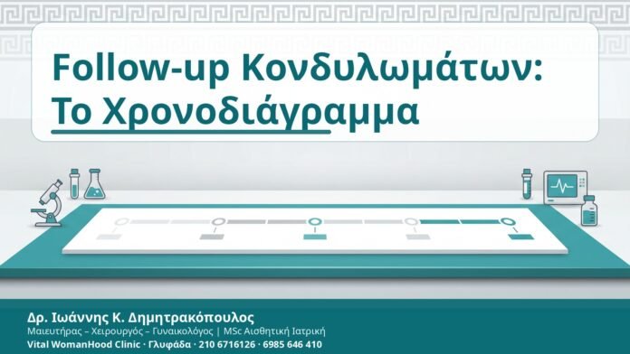 Follow-up Κονδυλωμάτων: Το Χρονοδιάγραμμα Follow-up Κονδυλωμάτων: Το Χρονοδιάγραμμα - Δρ. Ιωάννης Κ. Δημητρακόπουλος