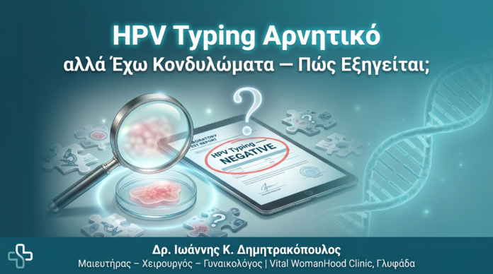 HPV Typing Αρνητικό Κονδυλώματα - Δρ. Ιωάννης Δημητρακόπουλος Γλυφάδα