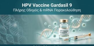 HPV Vaccine Gardasil 9 — Πλήρης Οδηγός & mRNA Παρακολούθηση