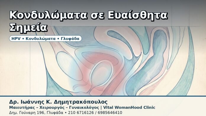 Κονδυλώματα σε Ευαίσθητα Σημεία - Δρ. Ιωάννης Κ. Δημητρακόπουλος