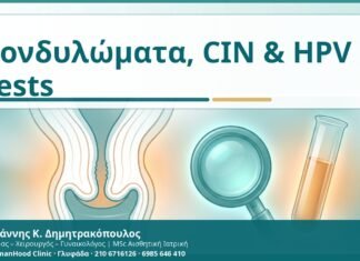 Κονδυλώματα και CIN: σχέση με αλλοιώσεις τραχήλου και τι δείχνουν τα tests Κονδυλώματα, CIN & HPV Tests - Δρ. Ιωάννης Κ. Δημητρακόπουλος