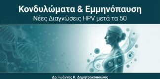 Κονδυλώματα & Εμμηνόπαυση — Νέες Διαγνώσεις HPV μετά τα 50