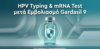 HPV Typing & mRNA Test μετά Εμβολιασμό Gardasil 9