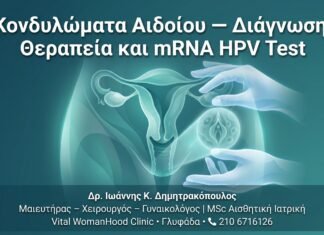 Κονδυλώματα Αιδοίου — Διάγνωση, Θεραπεία και mRNA HPV Test