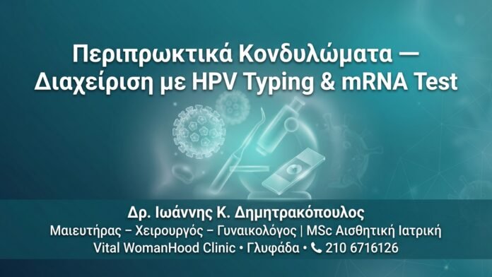 Περιπρωκτικά Κονδυλώματα — Διαχείριση με HPV Typing & mRNA Test