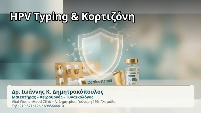 HPV Typing & Κορτιζόνη - Δρ. Ιωάννης Κ. Δημητρακόπουλος