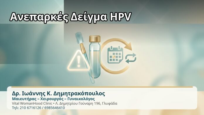 Ανεπαρκές Δείγμα HPV - Δρ. Ιωάννης Κ. Δημητρακόπουλος