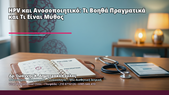 HPV και Ανοσοποιητικό: Τι Βοηθά Πραγματικά και Τι Είναι Μύθος HPV και Ανοσοποιητικό: Τι Βοηθά Πραγματικά και Τι Είναι Μύθος - Δρ. Ιωάννης Κ. Δημητρακόπουλος