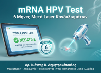 mRNA HPV Test μετά Laser Κονδυλώματα - Δρ. Ιωάννης Δημητρακόπουλος Γλυφάδα