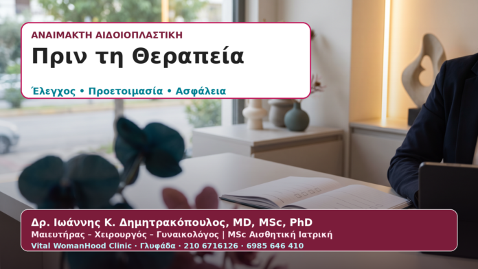 Πριν την Αναίμακτη Αιδοιοπλαστική: Έλεγχος, Προετοιμασία & Αντενδείξεις Πριν την Αναίμακτη Αιδοιοπλαστική: Έλεγχος, Προετοιμασία & Αντενδείξεις