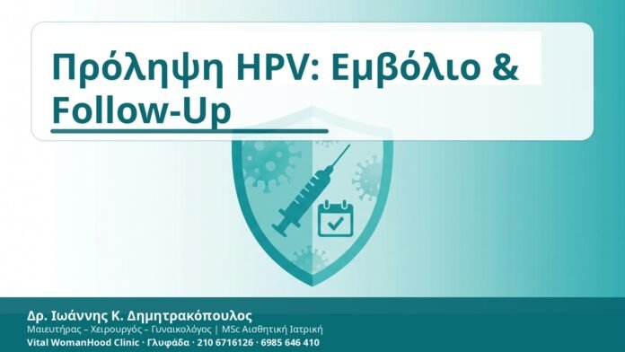Πρόληψη HPV: Εμβόλιο & Follow-Up - Δρ. Ιωάννης Κ. Δημητρακόπουλος