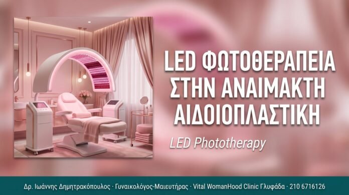LED Φωτοθεραπεία στην Αναίμακτη Αιδοιοπλαστική LED Φωτοθεραπεία στην Αναίμακτη Αιδοιοπλαστική