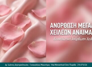 Ανόρθωση Μεγάλων Χειλέων Αναίμακτα Ανόρθωση Μεγάλων Χειλέων Αναίμακτα