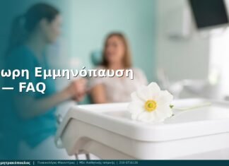 Πρόωρη Εμμηνόπαυση (POI): FAQ — Γλυφάδα | Δρ. Δημητρακόπουλος