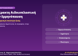 Αναίμακτη Αιδοιοπλαστική στην Εμμηνόπαυση