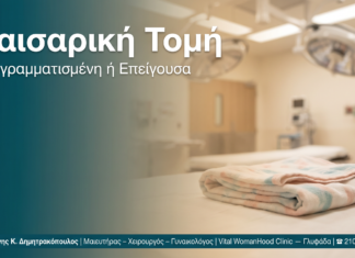 Καισαρική Τομή — Γλυφάδα | Δρ. Δημητρακόπουλος