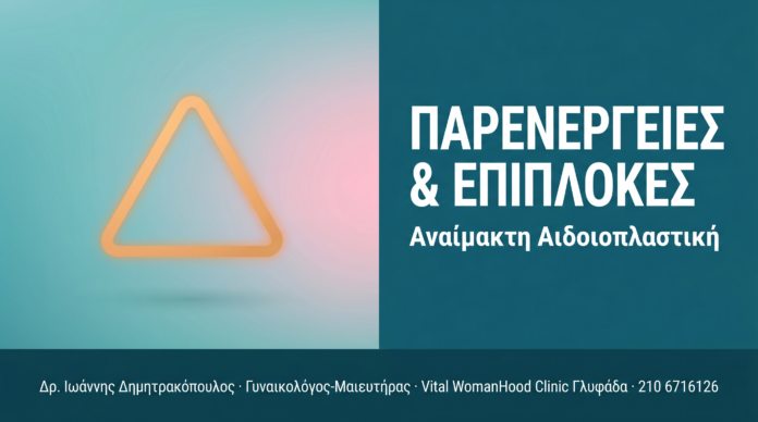Αναίμακτη Αιδοιοπλαστική: Παρενέργειες και Επιπλοκές