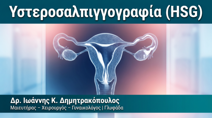 Υστεροσαλπιγγογραφία (HSG) Υστεροσαλπιγγογραφία (HSG) — Δρ. Δημητρακόπουλος Γλυφάδα