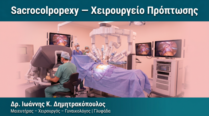 Sacrocolpopexy — Χειρουργείο Πρόπτωσης — Δρ. Δημητρακόπουλος Γλυφάδα