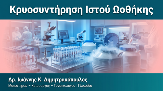 Κρυοσυντήρηση Ιστού Ωοθήκης Κρυοσυντήρηση Ιστού Ωοθήκης — Δρ. Δημητρακόπουλος Γλυφάδα