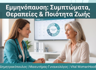 Εμμηνόπαυση: Συμπτώματα, Θεραπείες & Ποιότητα Ζωής