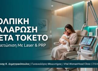 Κολπική Χαλάρωση Μετά Τοκετό: Αντιμετώπιση Με Laser & PRP