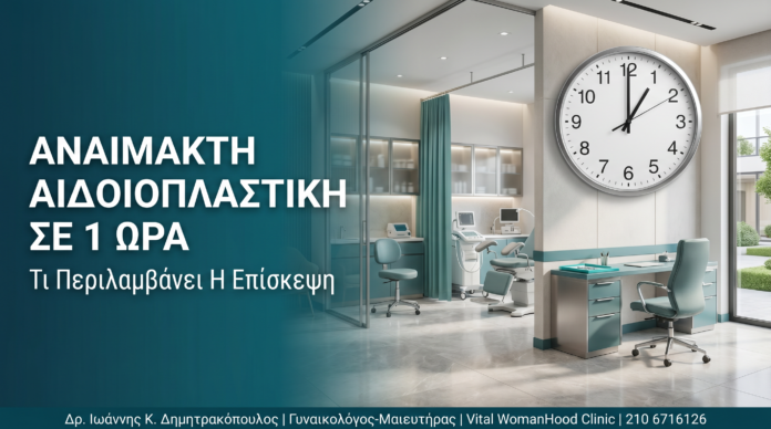 Αναίμακτη Αιδοιοπλαστική Σε 1 Ώρα: Τι Περιλαμβάνει Η Επίσκεψη Αναίμακτη Αιδοιοπλαστική Σε 1 Ώρα: Τι Περιλαμβάνει Η Επίσκεψη