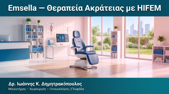 Emsella — Θεραπεία Ακράτειας με HIFEM — Δρ. Δημητρακόπουλος Γλυφάδα