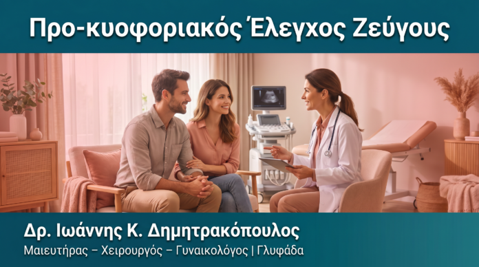 Προ-κυοφοριακός Έλεγχος Ζεύγους Προ-κυοφοριακός Έλεγχος Ζεύγους — Δρ. Δημητρακόπουλος Γλυφάδα