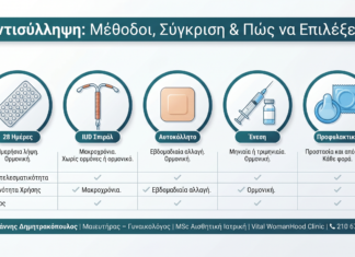 Αντισύλληψη: Μέθοδοι, Σύγκριση & Πώς να Επιλέξετε