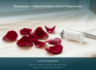 Μηνορραγία — Βαριά Περίοδος: Αίτια & Αντιμετώπιση