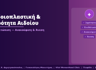 Αιδοιοπλαστική & Ξηρότητα Αιδοίου — Αντιμετώπιση
