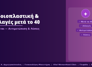 Αιδοιοπλαστική & Αλλαγές μετά το 40 — Τι Γίνεται