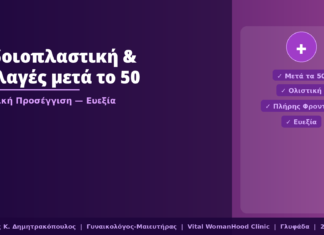 Αιδοιοπλαστική & Αλλαγές μετά το 50 — Ολιστική Προσέγγιση