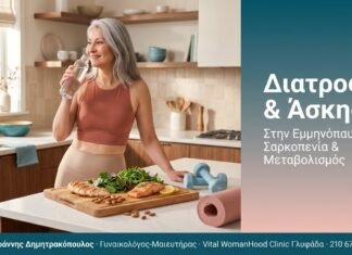 Διατροφή στην Εμμηνόπαυση - Σαρκοπενία, Κοιλιακό Λίπος & Σύγχρονες Διατροφικές Συστάσεις | Δρ. Δημητρακόπουλος Γλυφάδα