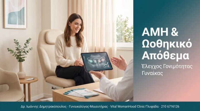 Έλεγχος Γονιμότητας Έλεγχος Γονιμότητας - AMH, Antral Follicle Count & Πλήρης Αξιολόγηση Ωοθηκικού Αποθέματος | Δρ. Δημητρακόπουλος Γλυφάδα