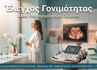 Έλεγχος Γονιμότητας Γυναίκας Γλυφάδα — AMH, Υπερηχογράφημα, Ορμόνες