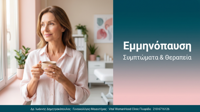 Εμμηνόπαυση - Συμπτώματα & Θεραπεία | Δρ. Δημητρακόπουλος Γλυφάδα
