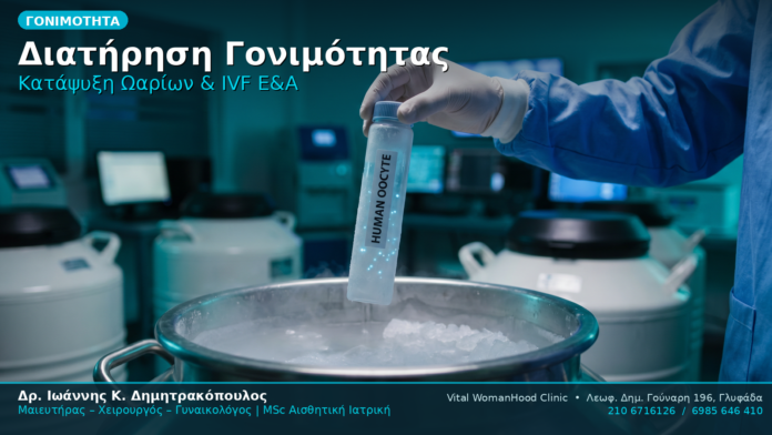 Διατήρηση Γονιμότητας Κατάψυξη Ωαρίων