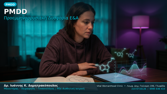 PMDD Προεμμηνορρυσιακή Δυσφορική Διαταραχή