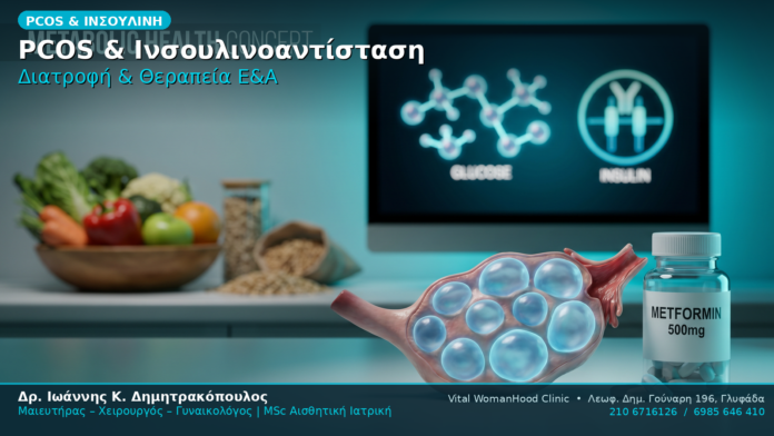 PCOS Ινσουλινοαντίσταση Μεταφορμίνη
