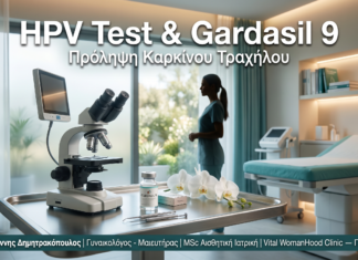 HPV Test & Εμβολιασμός Gardasil 9 Γλυφάδα — Πρόληψη Καρκίνου Τραχήλου
