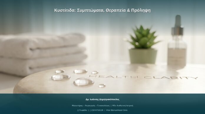 Κυστίτιδα: Συμπτώματα, Θεραπεία & Πρόληψη | Ερωτήσεις Γυναικολόγου
