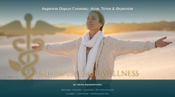Ακράτεια Ούρων Γυναίκας: Αίτια, Τύποι & Θεραπεία | Ερωτήσεις Γυναικολόγου