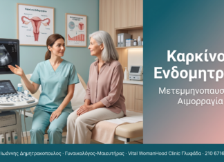 Καρκίνος Ενδομητρίου - Μετεμμηνοπαυσιακή αιμορραγία και πάχος ενδομητρίου | Δρ. Δημητρακόπουλος Γλυφάδα