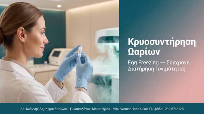 Κρυοσυντήρηση Ωαρίων Κρυοσυντήρηση Ωαρίων - Egg Freezing: Πώς, Πότε και Με Ποιες Πιθανότητες Επιτυχίας | Δρ. Δημητρακόπουλος Γλυφάδα