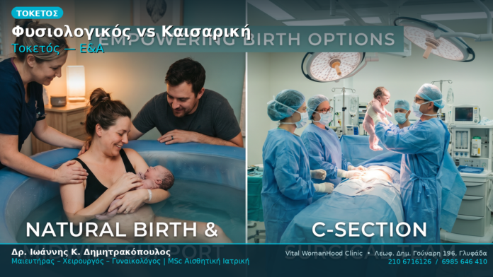 Φυσιολογικός Τοκετός Καισαρική