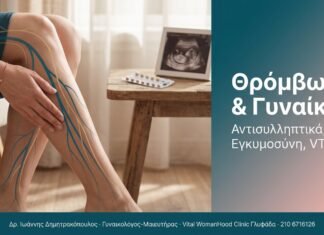 Θρόμβωση & Γυναίκα - Φλεβική Θρομβοεμβολή σε Αντισυλληπτικά και Εγκυμοσύνη | Δρ. Δημητρακόπουλος Γλυφάδα